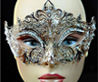 Metal Diamond Venetian Mask