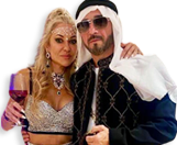 Gorgeous Arabian Nights Couple