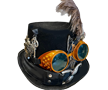 Steampunk Black with Goggles