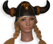 Viking Helmet with Wig
