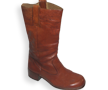 Light Brown Leather Cowboy Boots