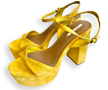 Platform Heels Yellow
