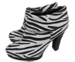 Zebra Mini Boot