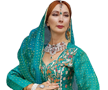 Turquoise Bollywood Lady