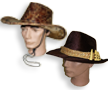 Cowboy Hats Brwn