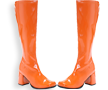 Orange Go Go Boots