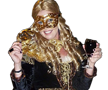 Gold Black Masquerade